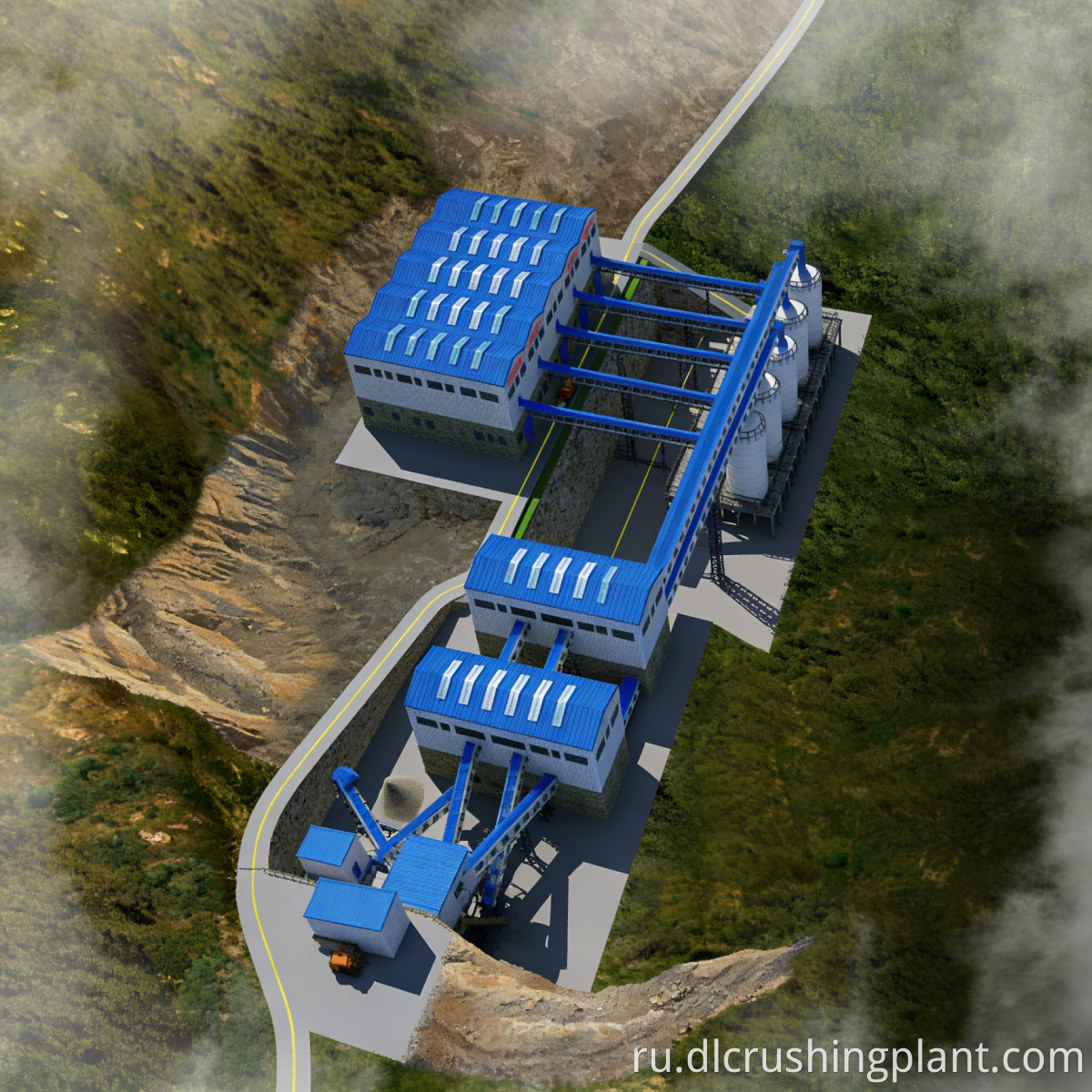 Энергосберегающая линия обработки камня Energy-Saving Stone Processing Line